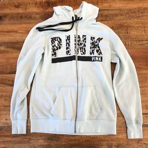 Victoria’s Secret Pink Logo zip Hoodie